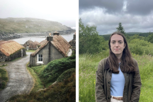 This year’s winner is Katie Cumiskey who proposed new research into the vernacular ‘blackhouse’ architecture of the Hebrides and Highlands